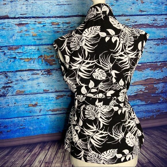 Vince Camino tropical vest small black white - Picture 3 of 9